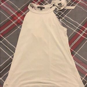 Banana Republic sleeveless Silver blouse